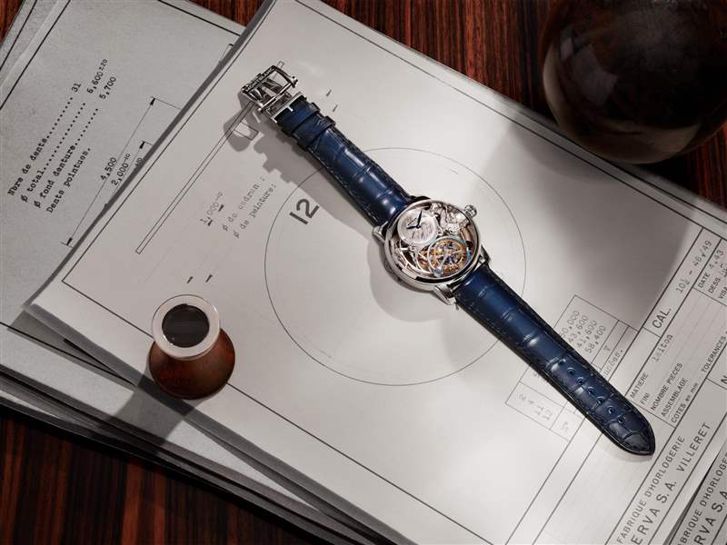 Montblanc Star Legacy 鏤空外置陀飛輪The Ascent 腕表限量版，全球限量8枚，價錢為1,251,000港元（圖片來源：Montblanc）