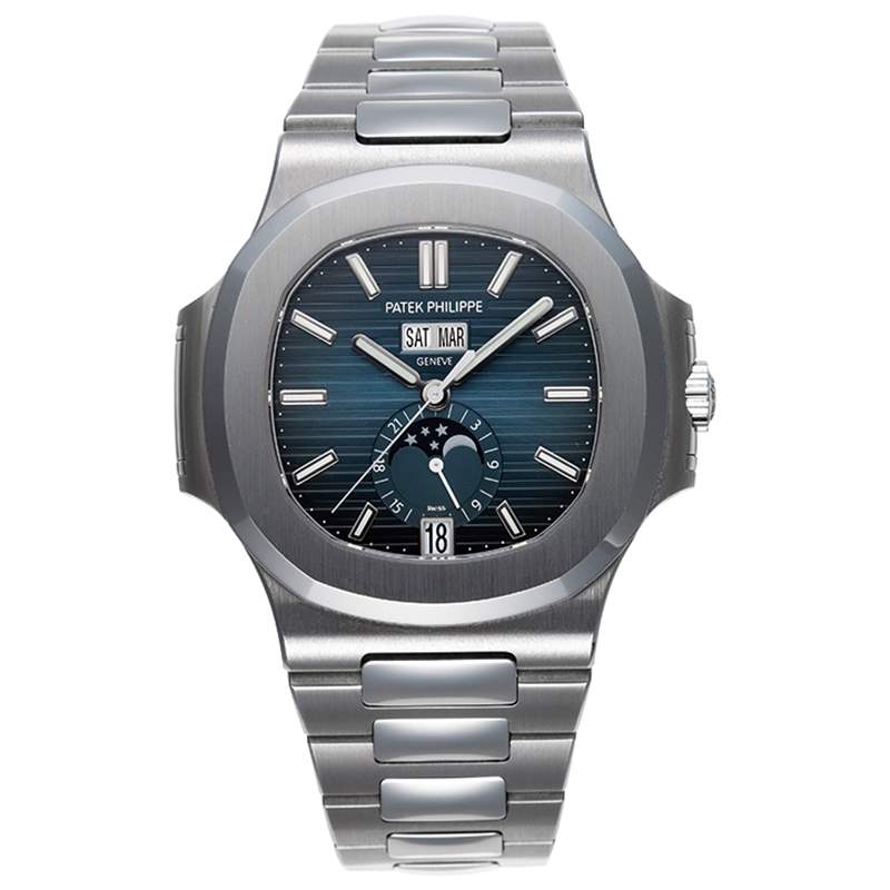 PATEK PHILIPPE - 藍面金鷹矚目款｜PATEK PHILIPPE Nautilus 5726/1A-014年歷表