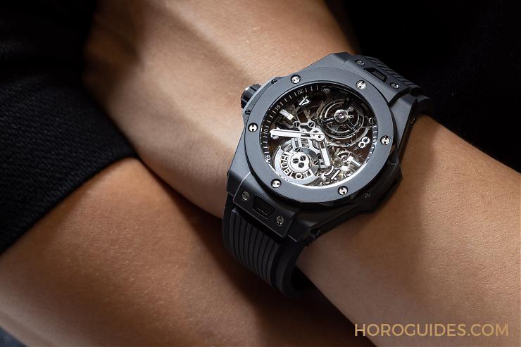 HUBLOT - HUBLOT 宇舶BIG BANG TOURBILLON Magic Black 魔力黑陀飛輪腕表