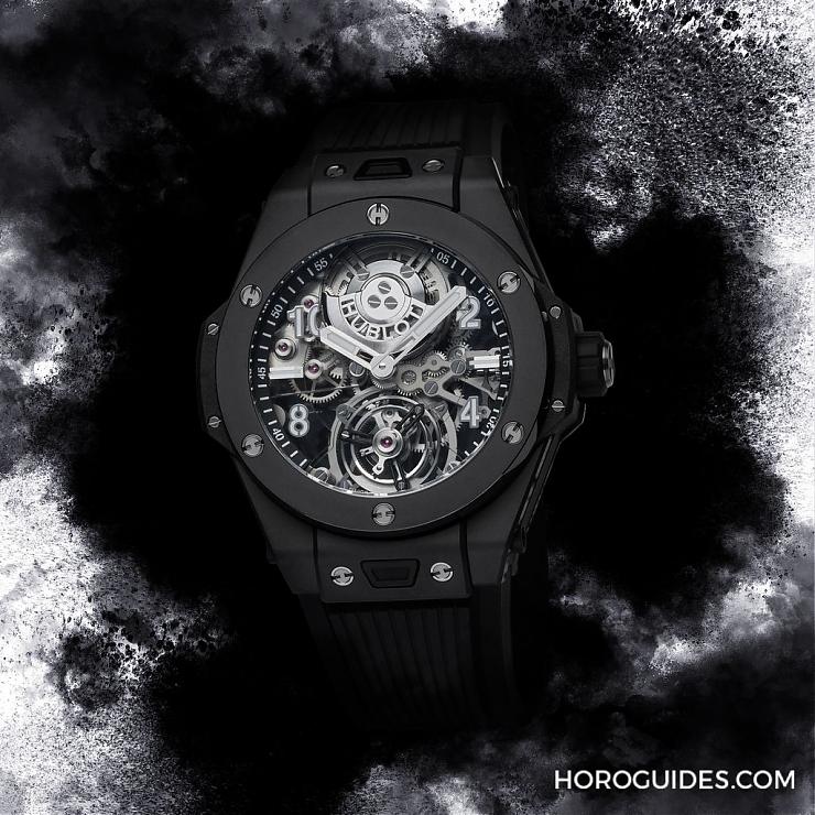 HUBLOT - HUBLOT 宇舶BIG BANG TOURBILLON Magic Black 魔力黑陀飛輪腕表