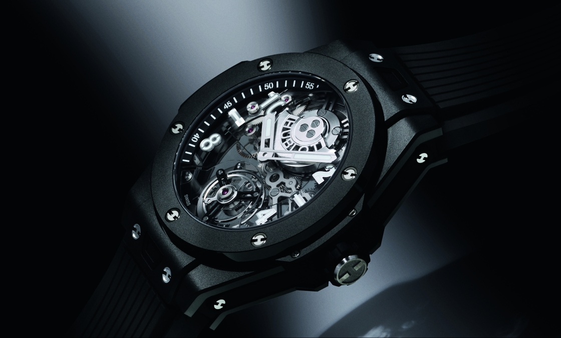 HUBLOT 宇舶BIG BANG TOURBILLON Magic Black 魔力黑陀飛輪腕表