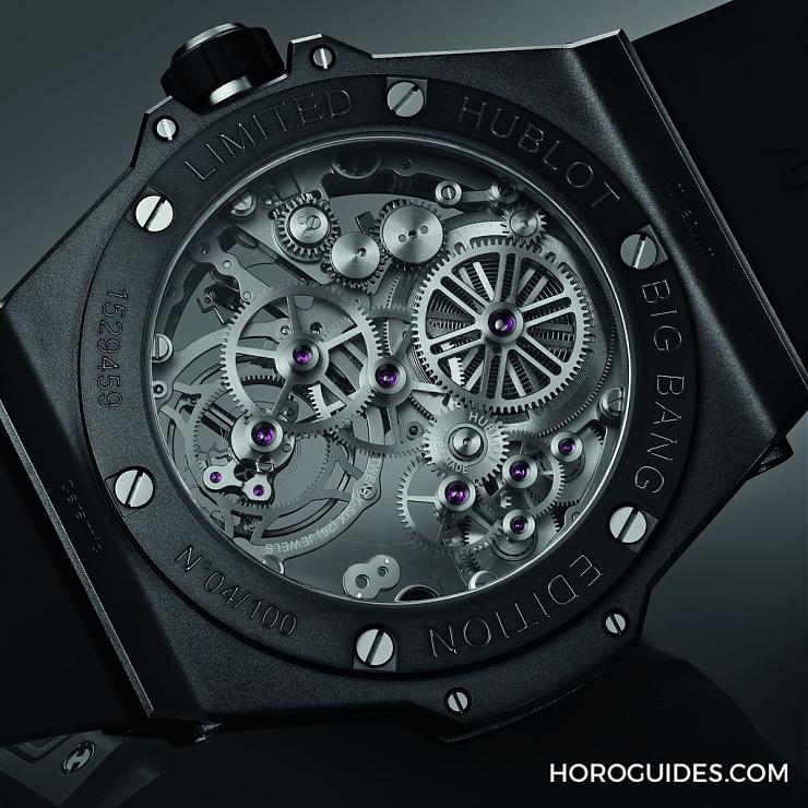 HUBLOT - HUBLOT 宇舶BIG BANG TOURBILLON Magic Black 魔力黑陀飛輪腕表