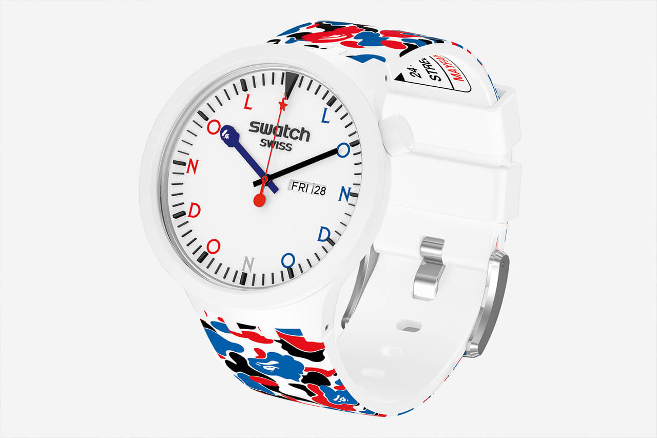 Swatch X Bape Conduit Street