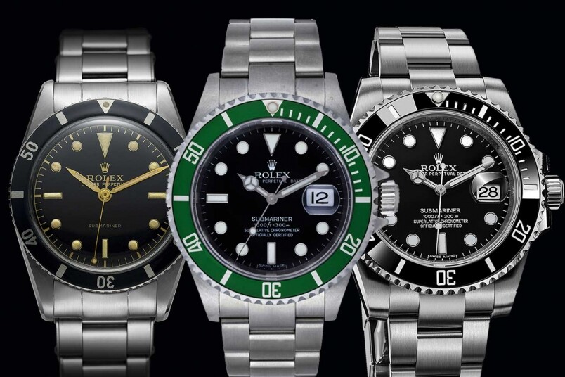 回顧Rolex Submariner潛水表歷史！ 最經典的水鬼經歷了多代的轉變