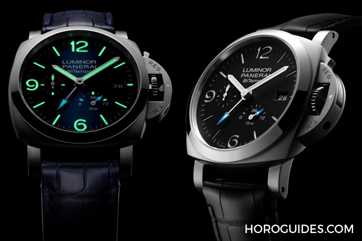 OFFICINE PANERAI - Panerai首次出現「BiTempo」字樣｜Panerai Luminor BiTempo PAM01360、PAM01361