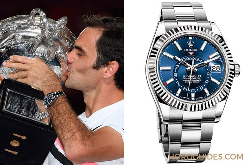 ROLEX - 回顧那些高光時刻，Roger Federer費德勒與Rolex偕伴20年