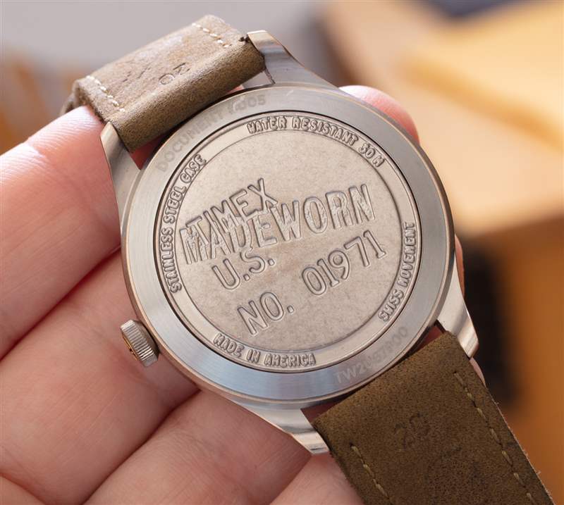 動手操作：Timex X MadeWorn American Documents Watch