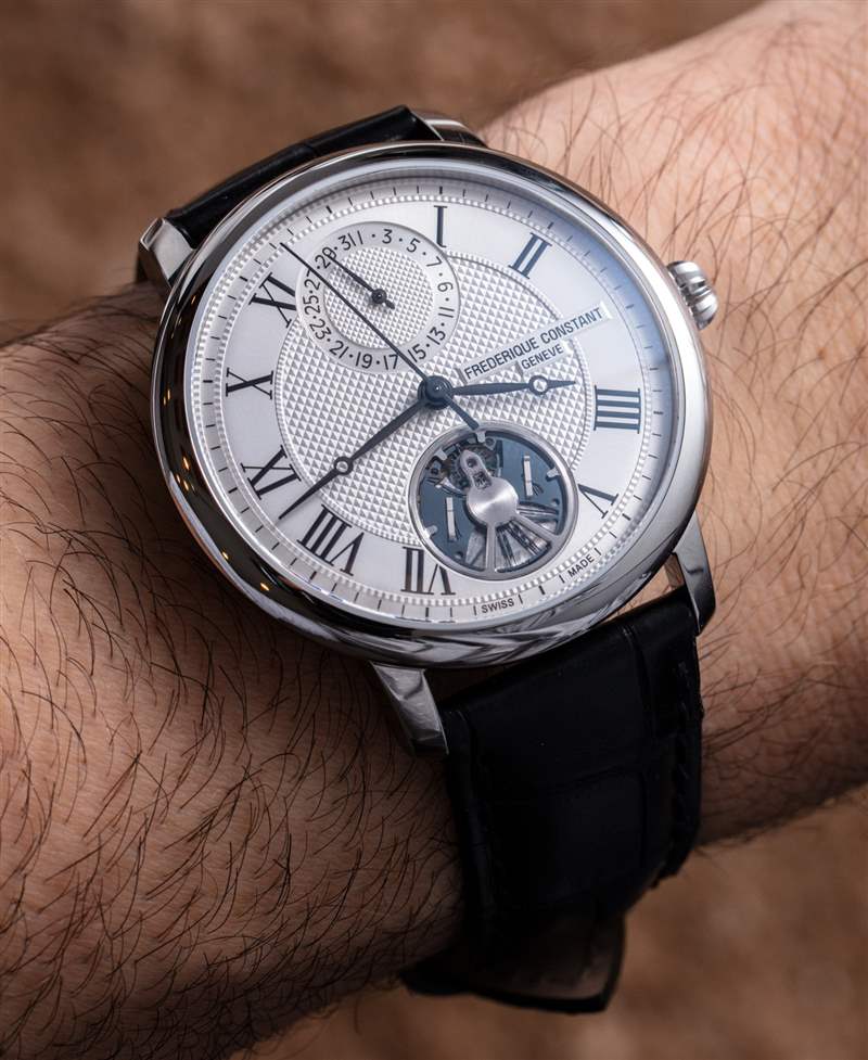 Frederique Constant Slimline Monolithic Manufacture 40Hz 硅振蕩器動手手表