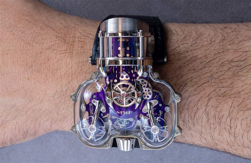 動手操作：MB&F Horological Machine 9 Sapphire Vision HM9-SV 手表