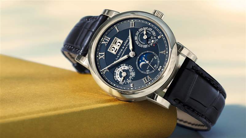 A. Lange & S?hne Langematik Perpetual 限量版藍色手表