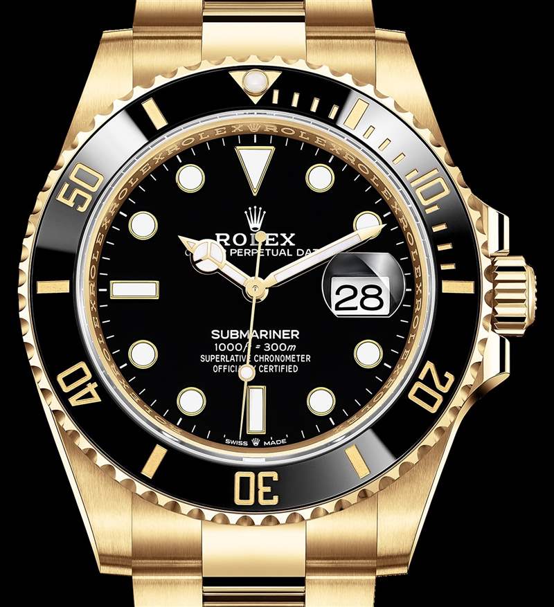 2020 年勞力士 Submariner Date 126618 黃金手表