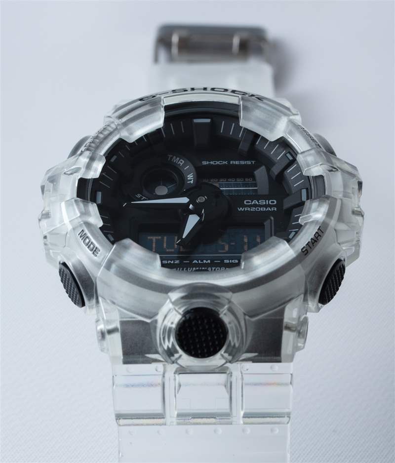 來(lái)自卡西歐 G-Shock 透明包裝：透明 GA700SKE-7A 的價(jià)值和樂(lè)趣