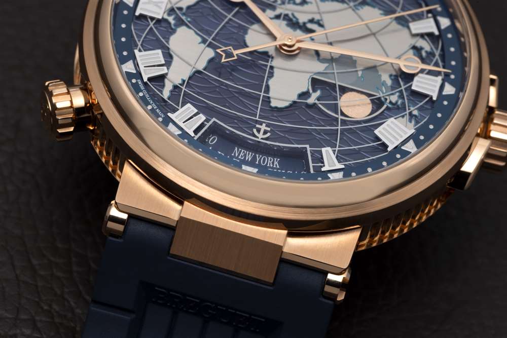 Breguet Marine Hora Mundi 表盤細(xì)節(jié)