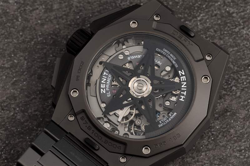 Zenith Defy Extreme 的底蓋照片