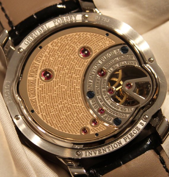 格魯貝爾·福西(Greubel Forsey)Invention Piece 3手表