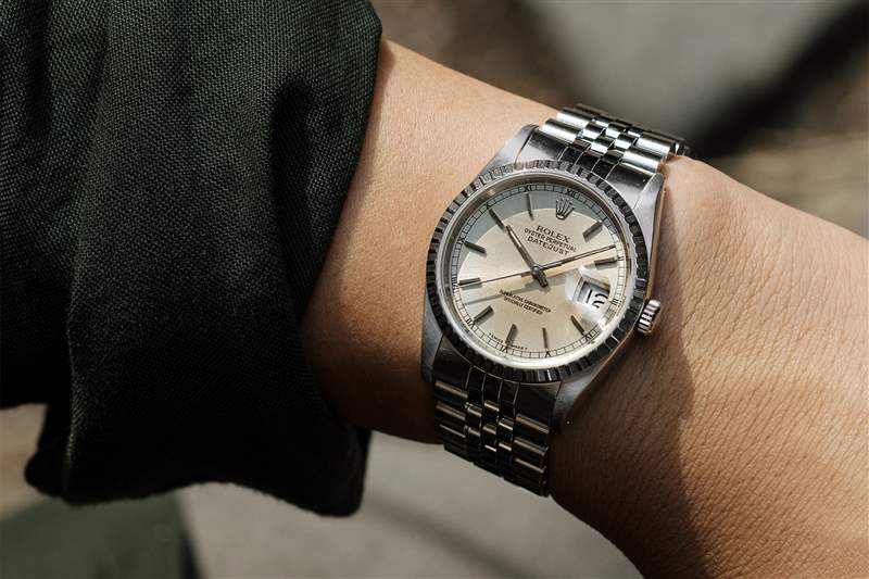 勞力士Datejust Ref.?16220帶熱帶表盤通過豐富的福登