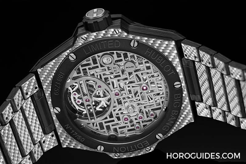 HUBLOT - HUBLOT BIG BANG陀飛輪全碳纖維鏈帶腕表材質大師的輕量化杰作