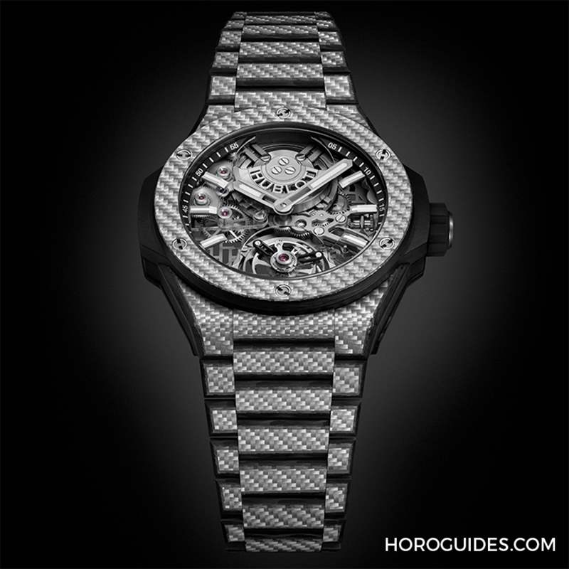 HUBLOT - HUBLOT BIG BANG陀飛輪全碳纖維鏈帶腕表材質大師的輕量化杰作