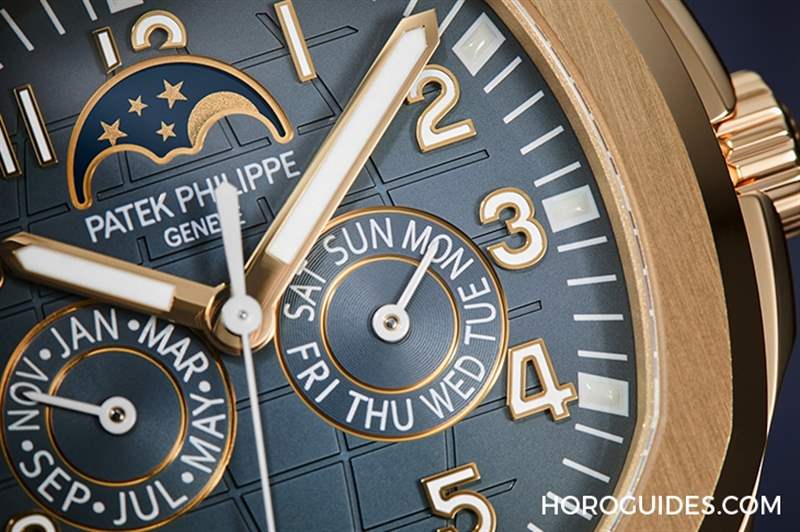 PATEK PHILIPPE - 百達翡麗Aquanaut第一款年歷表：Aquanaut Luce 5261R-001搭配藍灰色表盤