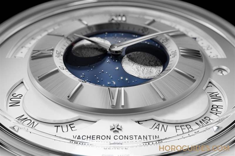 VACHERON CONSTANTIN - 江詩丹頓雙面復(fù)雜巨作：置中演繹南北月相，實(shí)時(shí)捕捉天文星象｜閣樓工匠雙月超卓復(fù)雜功能腕表