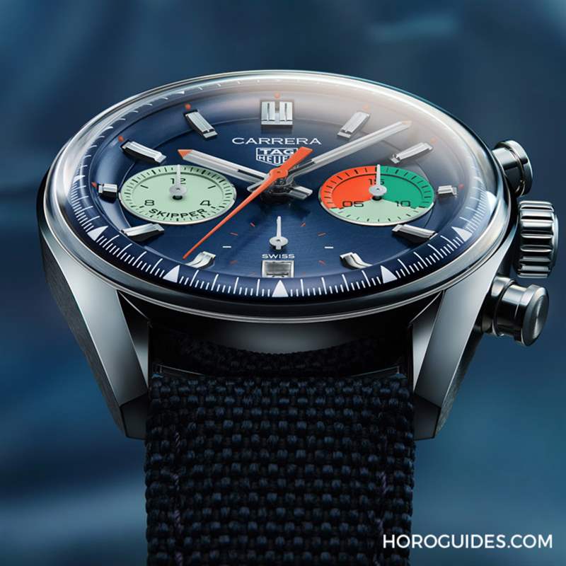 TAG HEUER - 再次啟航！ 以1968年Skipper原型表為靈感｜Tag Heuer Carrera Skipper帆船計時腕表