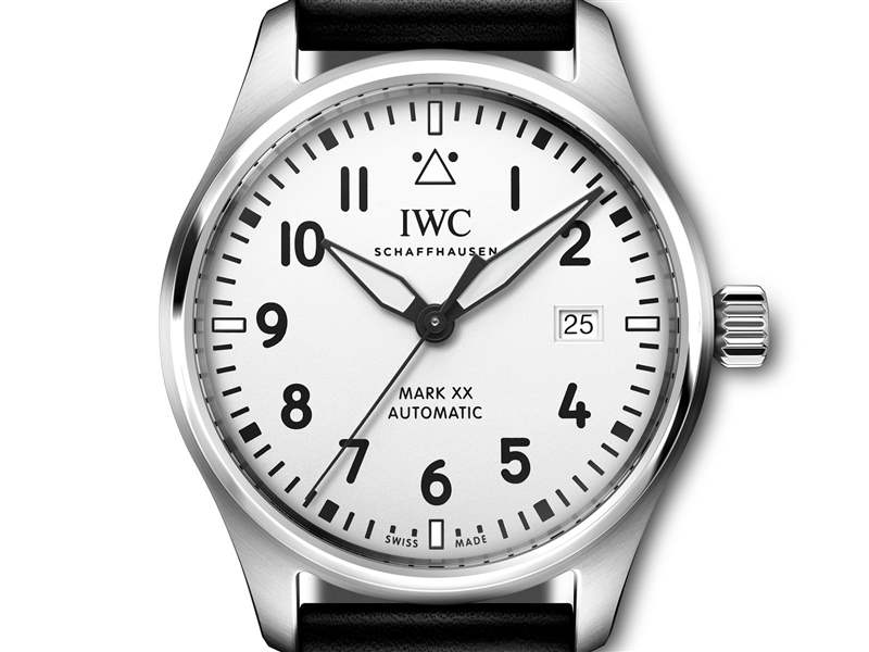 IWC萬國推出Pilot’s Watch Mark XX White Dial白色表盤腕表：75周年紀念