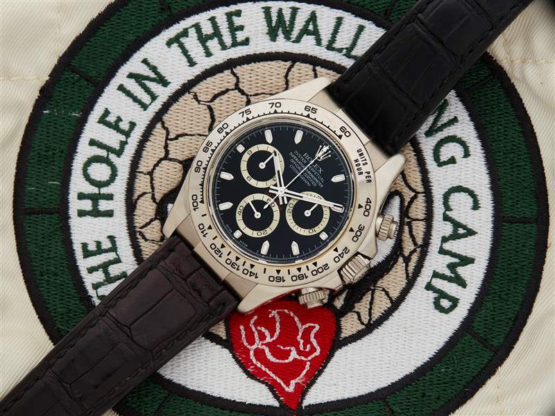 Paul Newman的2枚Rolex Daytona計時碼表分別以超過100萬美元成交