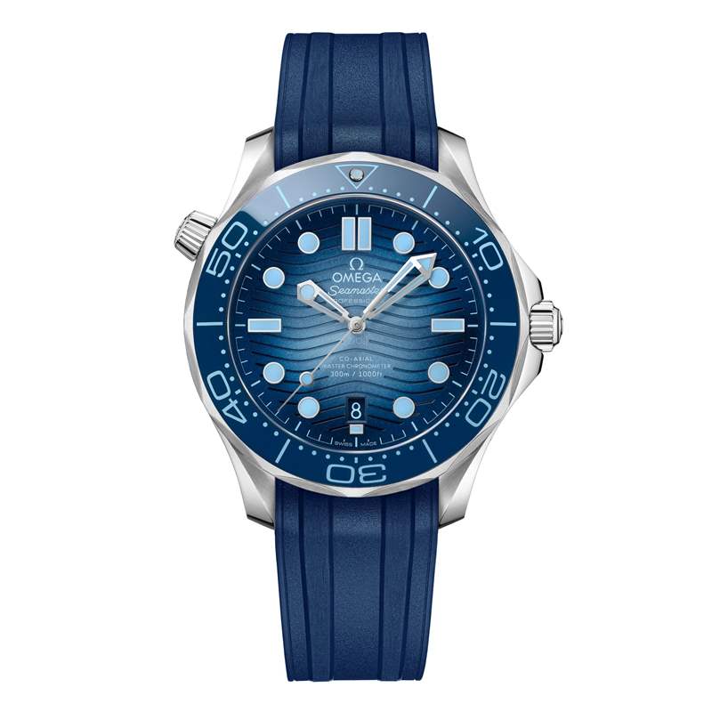 『新表』歐米茄推出8枚Seamaster 75th Anniversary Summer Blue海馬系列75周年腕表：藍(lán)色的變幻