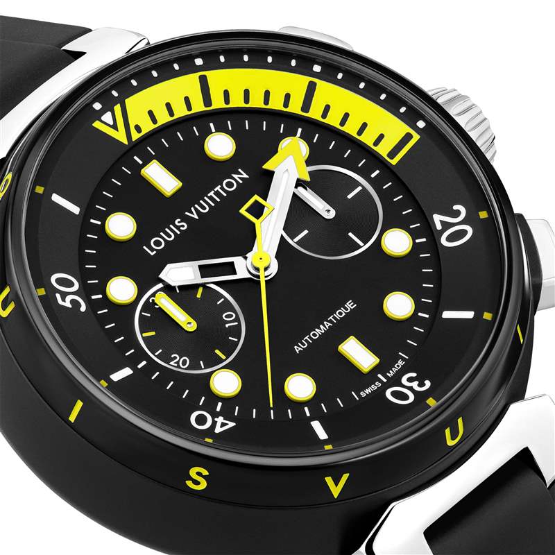 Louis Vuitton推出Tambour Street Diver Chronograph潛水計時碼表