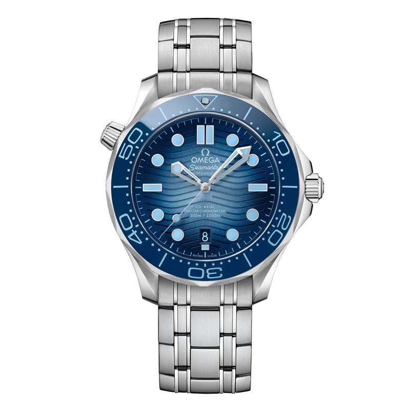 『新表』歐米茄推出8枚Seamaster 75th Anniversary Summer Blue海馬系列75周年腕表：藍(lán)色的變幻