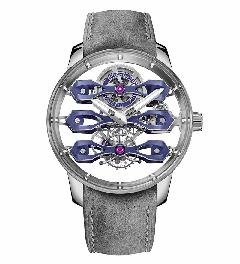 Bucherer推出3枚Bucherer Blue時計新作：Girard-Perregaux、H. Moser & Cie.和L’Epe?e合作版