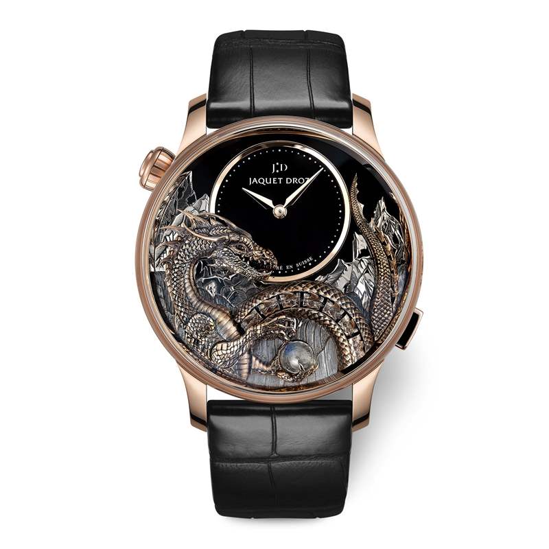 Jaquet Droz推出Dragon Automaton《指環王》巨龍主題腕表：手工金雕與機巧結構