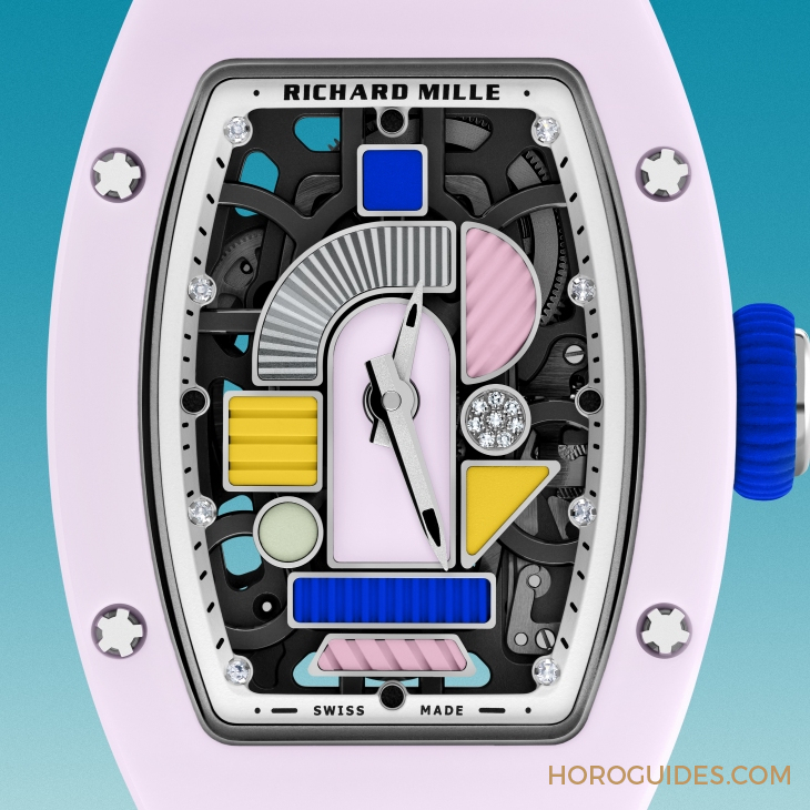 RICHARD MILLE - 融入曼菲斯風(fēng)格粉嫩三色齊發(fā)｜RICHARD MILLE RM 07-01彩色陶瓷腕表