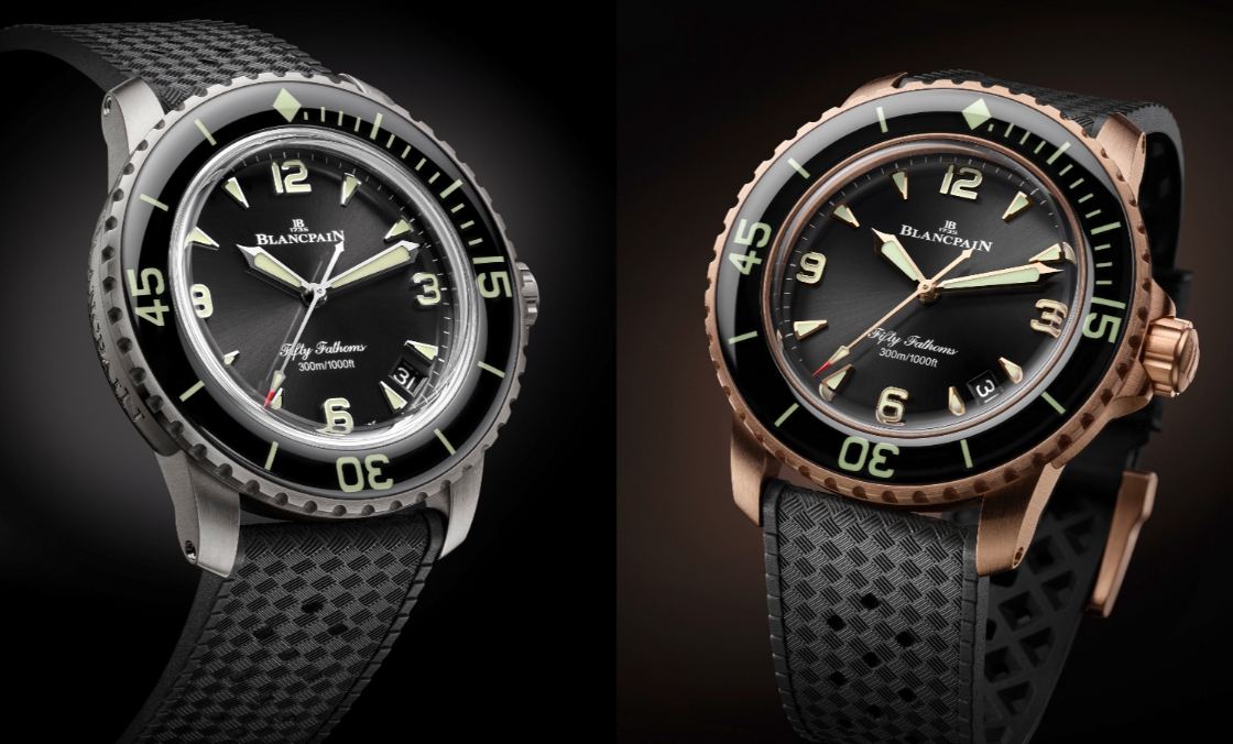 BLANCPAIN - 42mm新成員報到！ BLANCPAIN Fifty Fathoms 18K紅金、23級鈦金新款登場