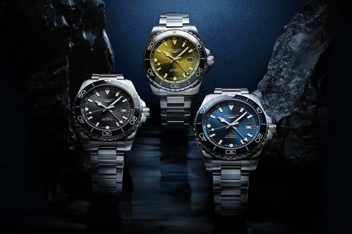 43mm新尺寸上陣！ LONGINES Hydroconquest GMT新款登場