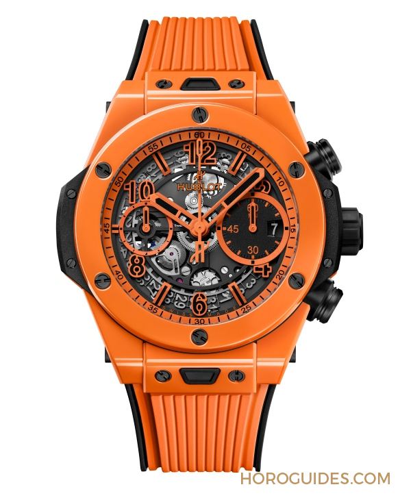 HUBLOT - 今夏最時尚的色彩！ HUBLOT推出全新Big Bang Unico Orange Ceramic橙色陶瓷腕表